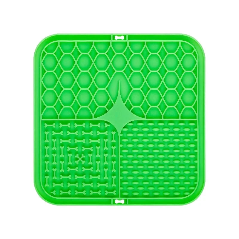 Tapete de Lamber em Silicone para Cães e Gatos – Alimentação Lenta