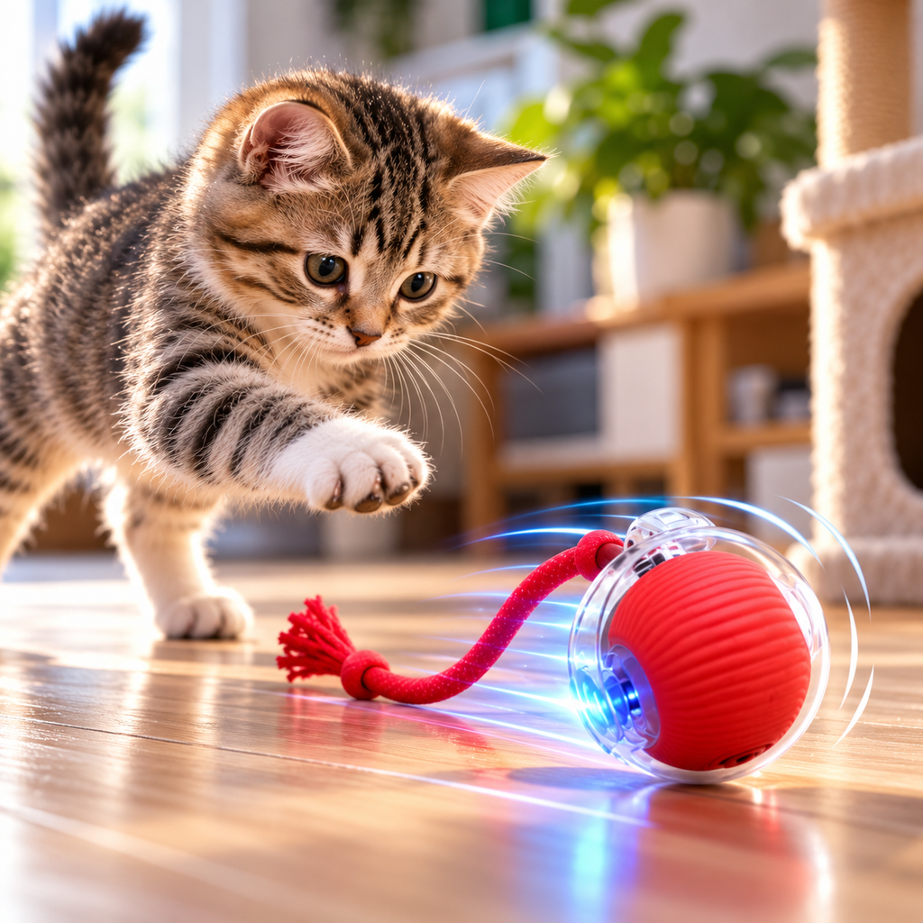 Bolinha Inteligente Interativa para Cães e Gatos 🐾