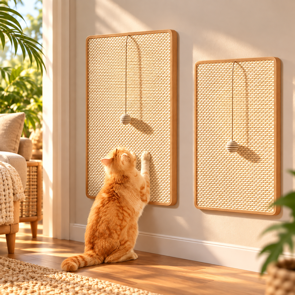 Arranhador de Parede para Gatos – Diversão & Bem-Estar